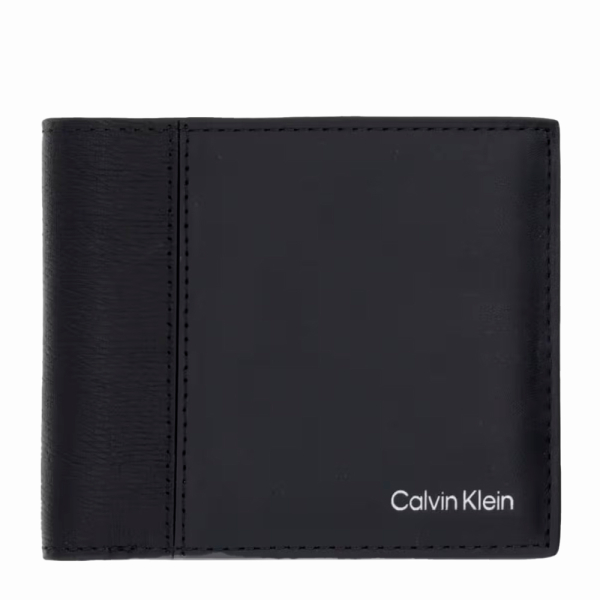 Calvin Klein PORTEFEUILLE BILLETS EN MLANGE RAFFIN - U Noir- Ref 72 €